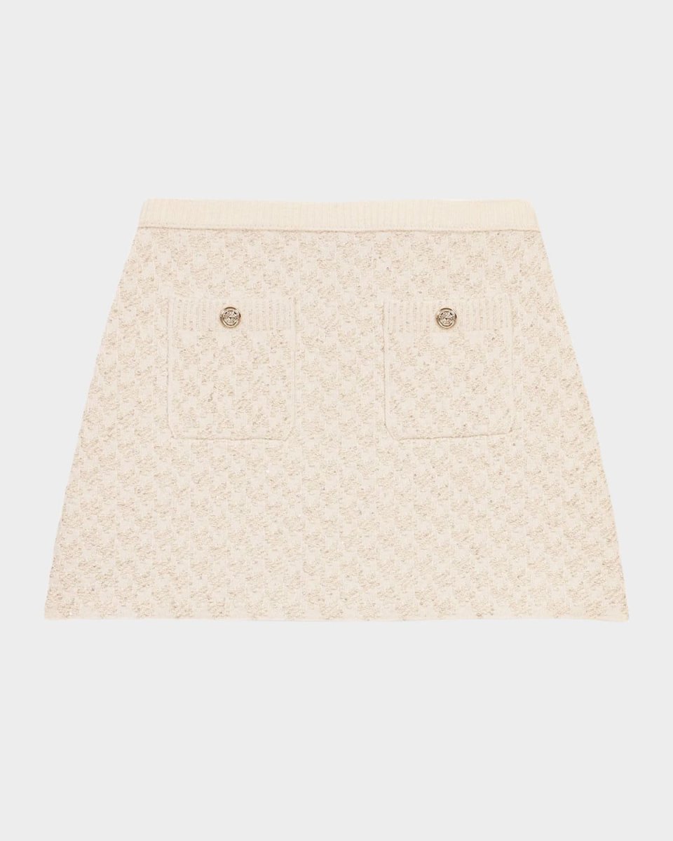 Jusselina Knit Mini Skirt